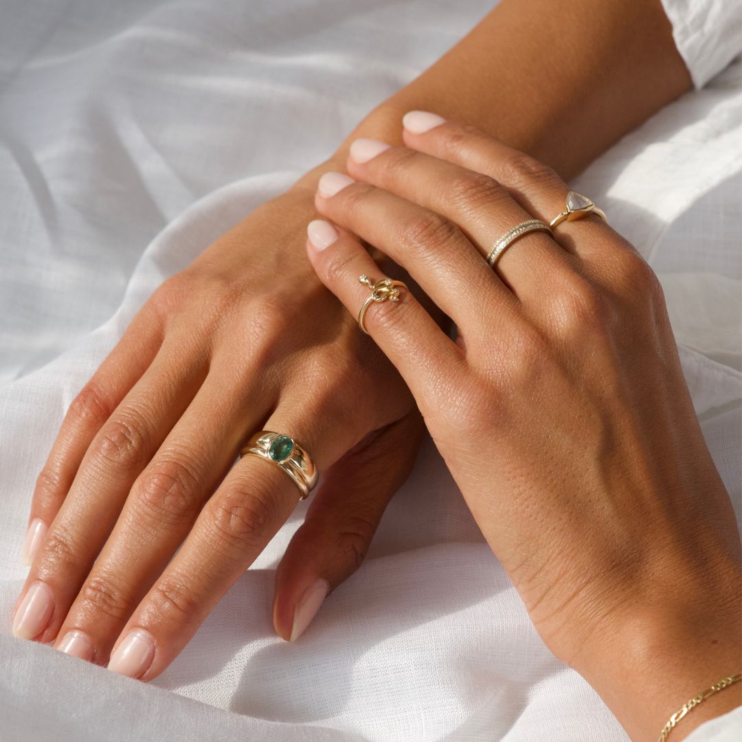 Collections of Rings In 14k Gold - Amer New York